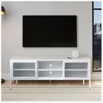 Comprar Mueble Rack Tv Mesa Mueble Estantes Modular Puertas Metalico