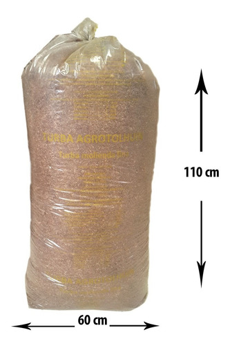 Turba Sphagnum Molienda Intermedia Despalillada X 20 Dm3