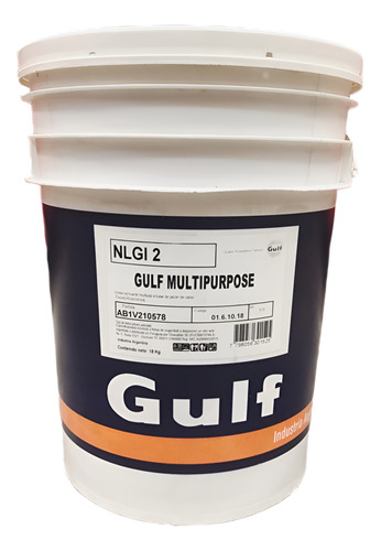 Grasa Gulf Multipurpose X18kg