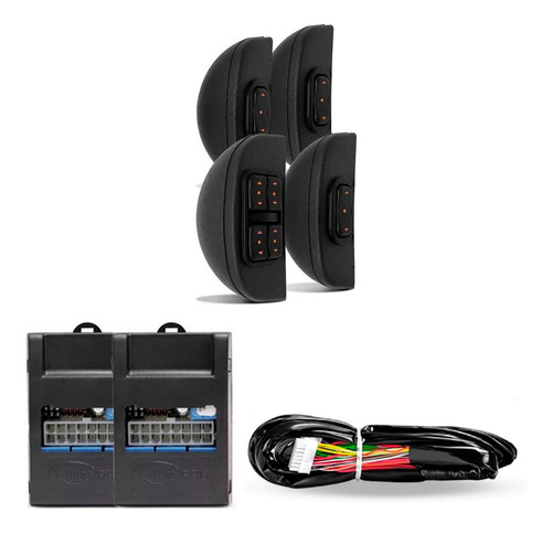 Kit Vidro Elétrico Celta Prisma 00 A 16 Completo 4 Portas