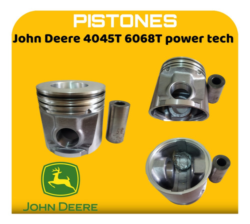 Pistones John Deere 4045t 6068t Power Tech 