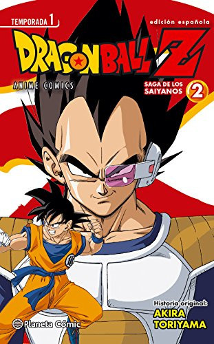 dragon ball z anime series saiyanos nº 02-05 -manga shonen-, de Akira Toriyama. Editorial Planeta Cómic, tapa blanda en español, 2015