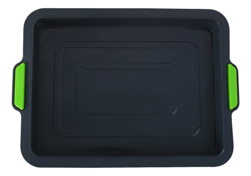 1 Molde Rectangular De Silicona Para Pasteles, Magdalenas, C