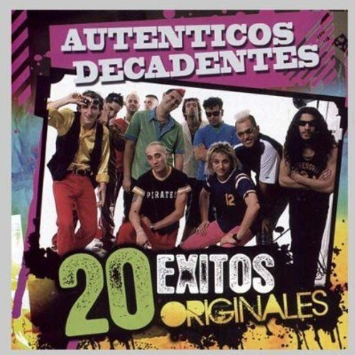 Cd 20 Exitos Originales - Autenticos Decadentes Los