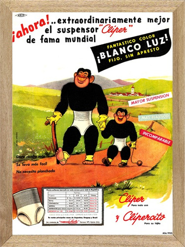Cliper , Cuadro,poster,publicidad  L647