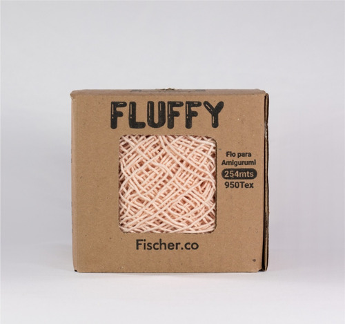 Fio Fluffy 254 Metros - Fischer Fios Cor Salmão