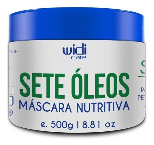 Kit Widi Care Sete Óleos Shampoo + Máscara Nutritiva 500g