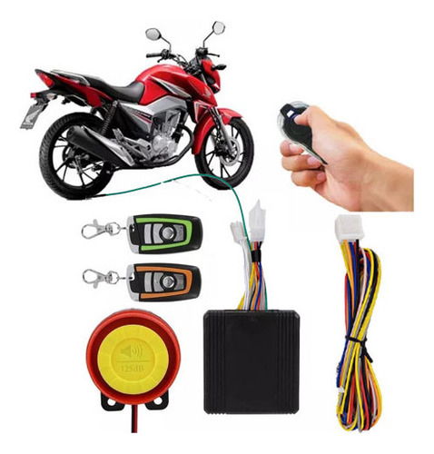 Alarme Moto Universal Partida A Distância Modo Localizador.