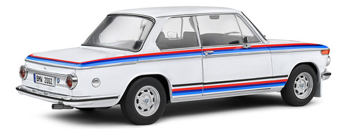 Miniatura Bmw 2002 Tii Turbo Evocation 1971 Branco 1:18 Solido