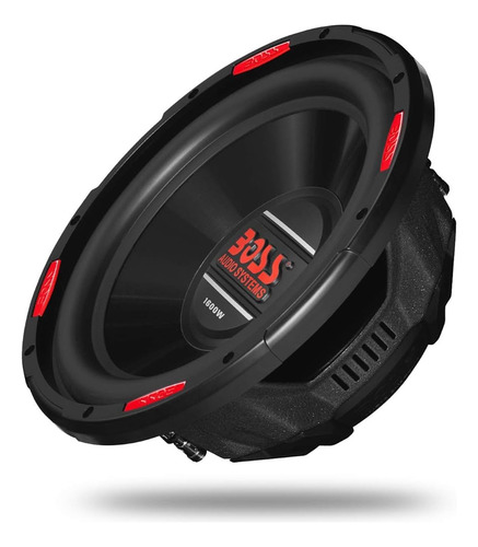 Subwoofer Boss Doble Bobina 1600 Watts 12 Pulgadas 800rms Color Negro