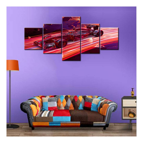 F1 Canvas Wall Art Racing Car Painting Artwork Prints Ã...