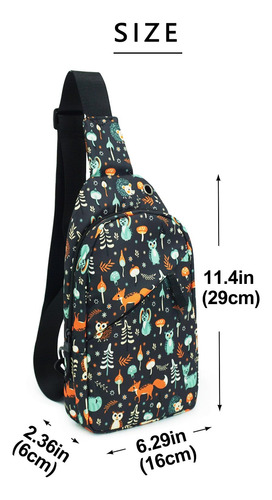 Mikopnliw Bolsos Bandolera Para Hombres Y Mujeres, Mochila D
