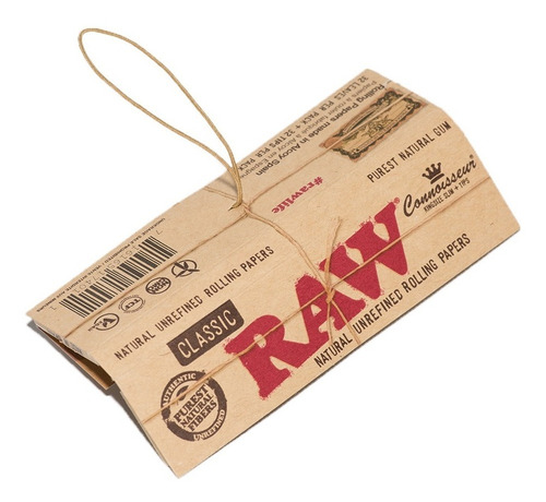 Imagen 3 de 9 de Papel Para Armar Raw Classic Connoisseur 110mm Slim + Tips