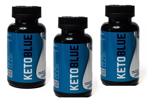 3 Keto Blue De 90 C/u, Quemador De Grasa, 270 Cap Total