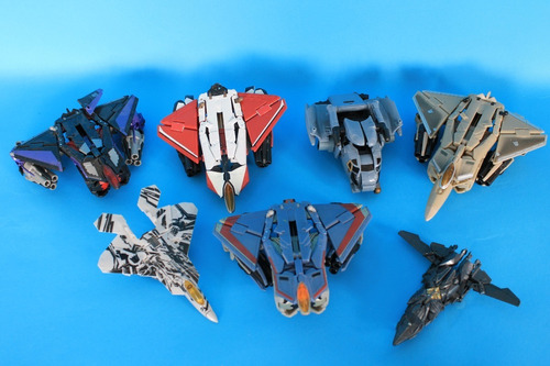 Lote De 7 Figuras Transformer Aviones Incompletos Custom
