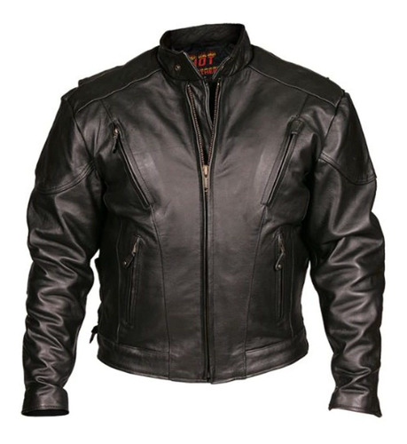 Hot Leathers Cuero De Piel Caliente Chaqueta