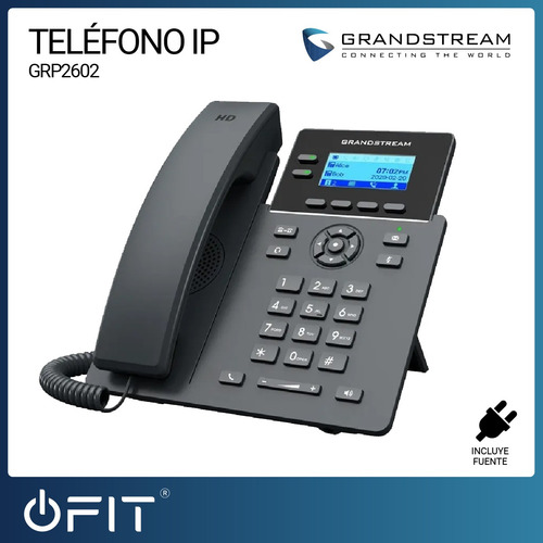 Telefono Ip Grandstream Grp2602 4 Sip 2 Lineas Con Fuente