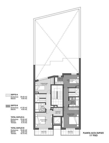 Imagen 7 de 8 de Departamento En Venta Tipo Dúplex De 2 Dormitorios En Rosario