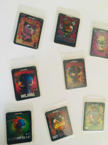 Stix Funki-punky Gamesa 8 Stickers Lenticulares (Usado)