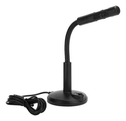 Microfone De Mesa Usb Com Mangueira Ajustável Computer Pc Li