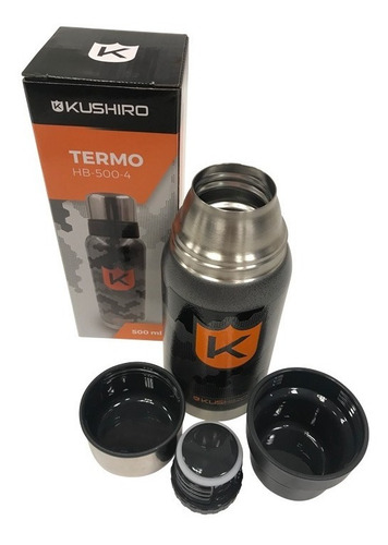 Imagen 2 de 2 de Termo Doble Cuerpo Acero Inoxidable 500ml Mantiene 24hs