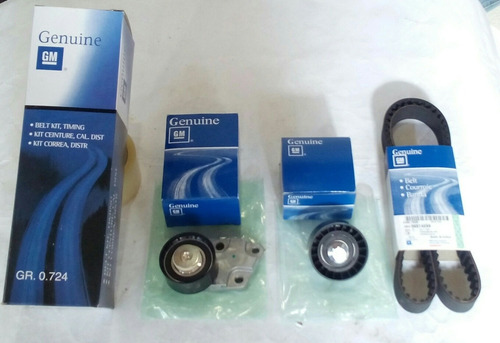 Kit Correa De Tiempo Aveo 1.6 Original Gm Correa Gates Morad