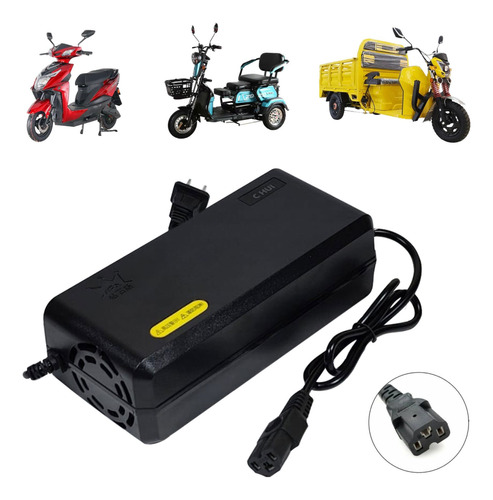 Cargador Para Moto Eléctrica 60v 45ah Batería De Plomo Acido