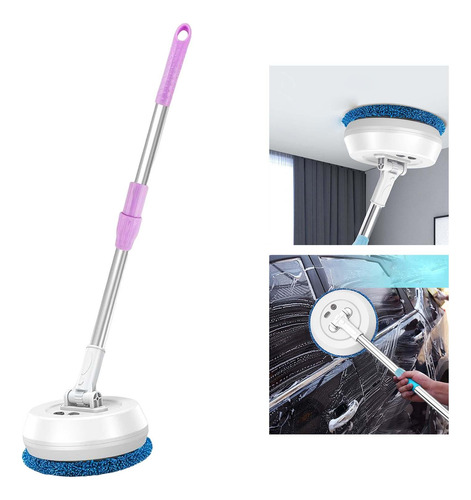 Fregona Eléctrica 360 Almohadilla De Polvo De Microfibra