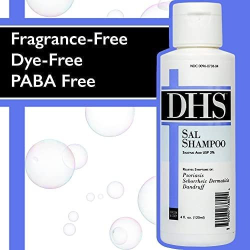 Dhs Sal Shampoo 4 Oz, Pacote Com 1