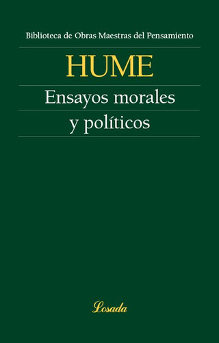 Libro Ensayos Morales Y Politicos