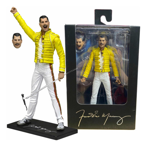 Freddie Mercury Queen Figura De Coleccion Marca Neca