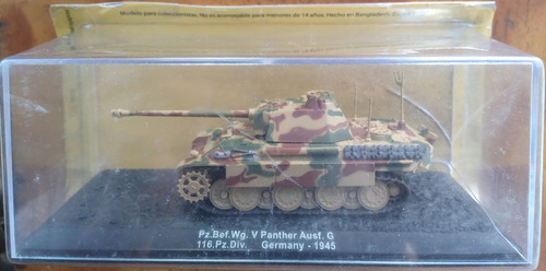 Coleccion Tanques De La Segunda Guerra Panther V Ausf.g