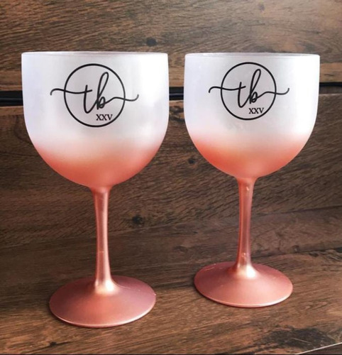 Imagem 1 de 7 de 5 Unid Taça De Gin Drink Personalizada Como Quiser 20cm Alt