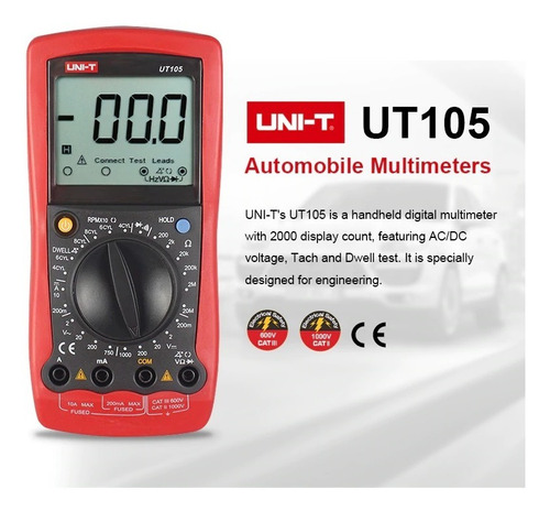 Multimetro Digital Profesional Ut105 De Alta Precisión