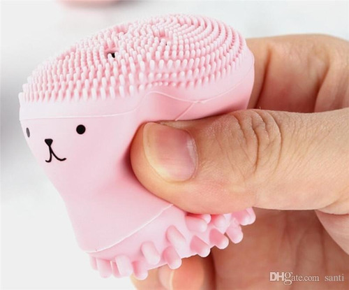 100 Cepillos Pulpo Exfoliante Facial Silicona Colores