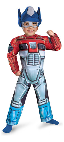 Disfraz Talla Toddler(3t-4t)optimus Prime Musculoso  Para