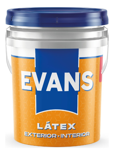 Latex Interior Exterior Evans Andina Blanco 20 Litros