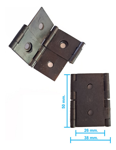 Bisagras Doble Acción 30 X 26 Mm 1 Par (Usado)
