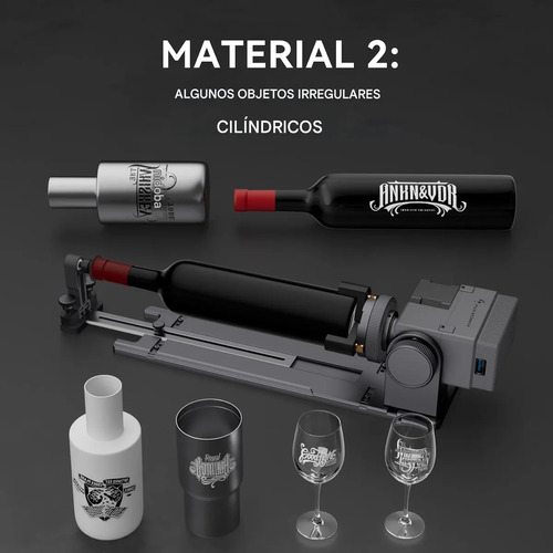 Máquina De Grabado Láser Atomstack A10 V2 Pro 10w+r8 Rodillo