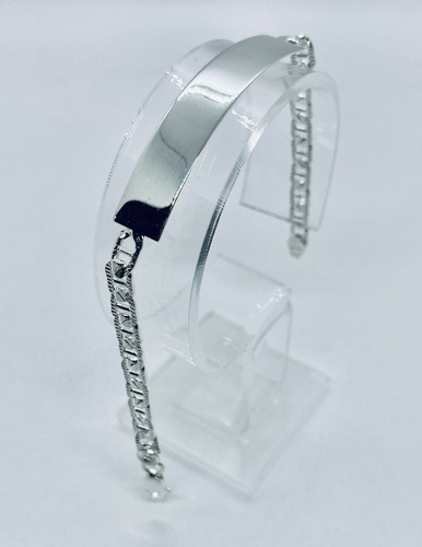 Esclava Guchi Diamantada Broche Perico 19cm 5mm (dplata) 19 Cm