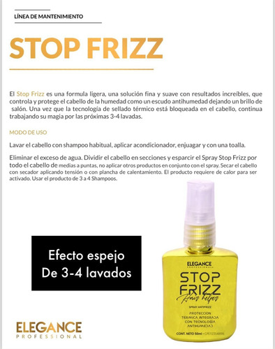 Stop Frizz De Elegance Professional