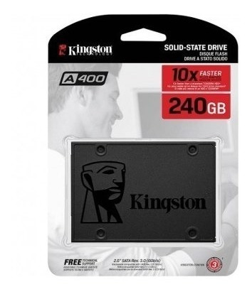 Hd Ssd 240gb Kingston A400 Lacrado 500mb/s