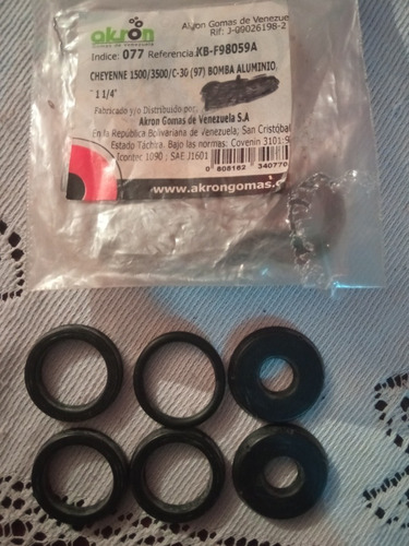 Kit Gomas Bomba Frenos Cheyenne C-30 Bomba Aluminio 1-1/4