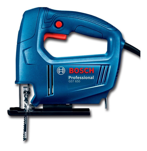 Imagen 4 de 10 de Sierra Caladora Bosch 450w Vel Variable + 10 Hojas Sierra