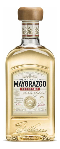 Pack De 4 Tequila Mayorazgo Reposado 750 Ml