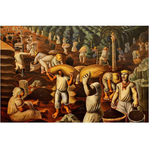 Poster Foto Obra Café Portinari 50x70cm Para Decorar Sala