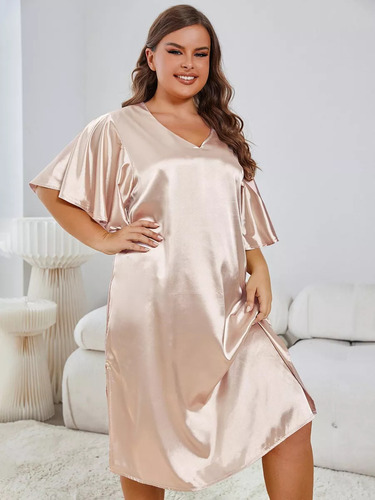 Camisones De Talla Grande Camisón Con Cuello En V