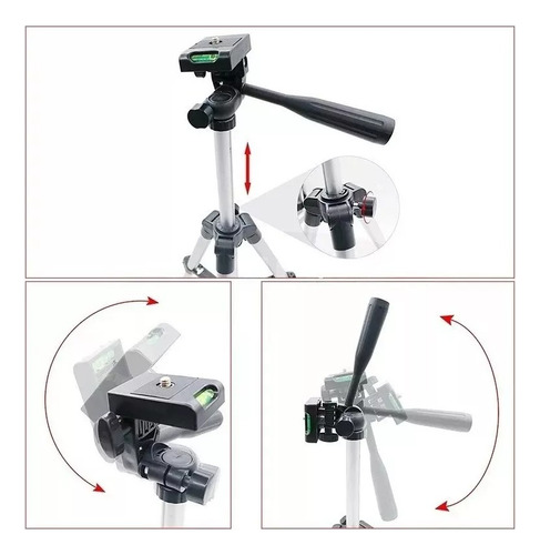 Trípode Aro De Luz / Celular / Camara / Aluminio Extensible