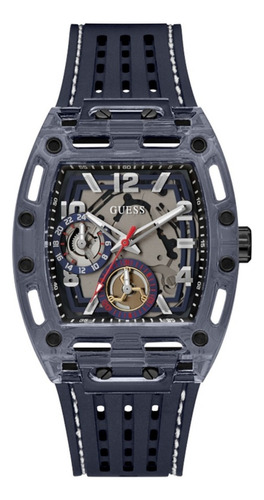 Reloj Guess Para Hombre Casual Men Caballero Correa Azul Marino