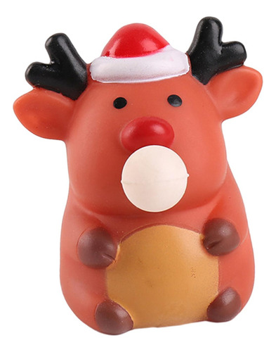 4 Navidad Escupir Burbuja Relajante Juguete Sensorial Alce